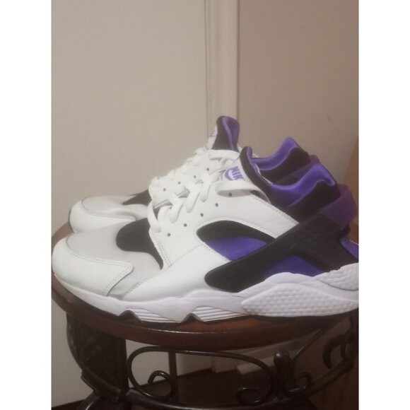Nike Air Huarache Hyper Grape White Mens 11 Sneaker Shoes DD1068-108 - Picture 9 of 13